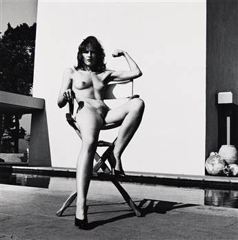 HELMUT NEWTON (1920-2004) Miss Livingston Sitting II * Miss Livingston II Beverly Hills. 1981.